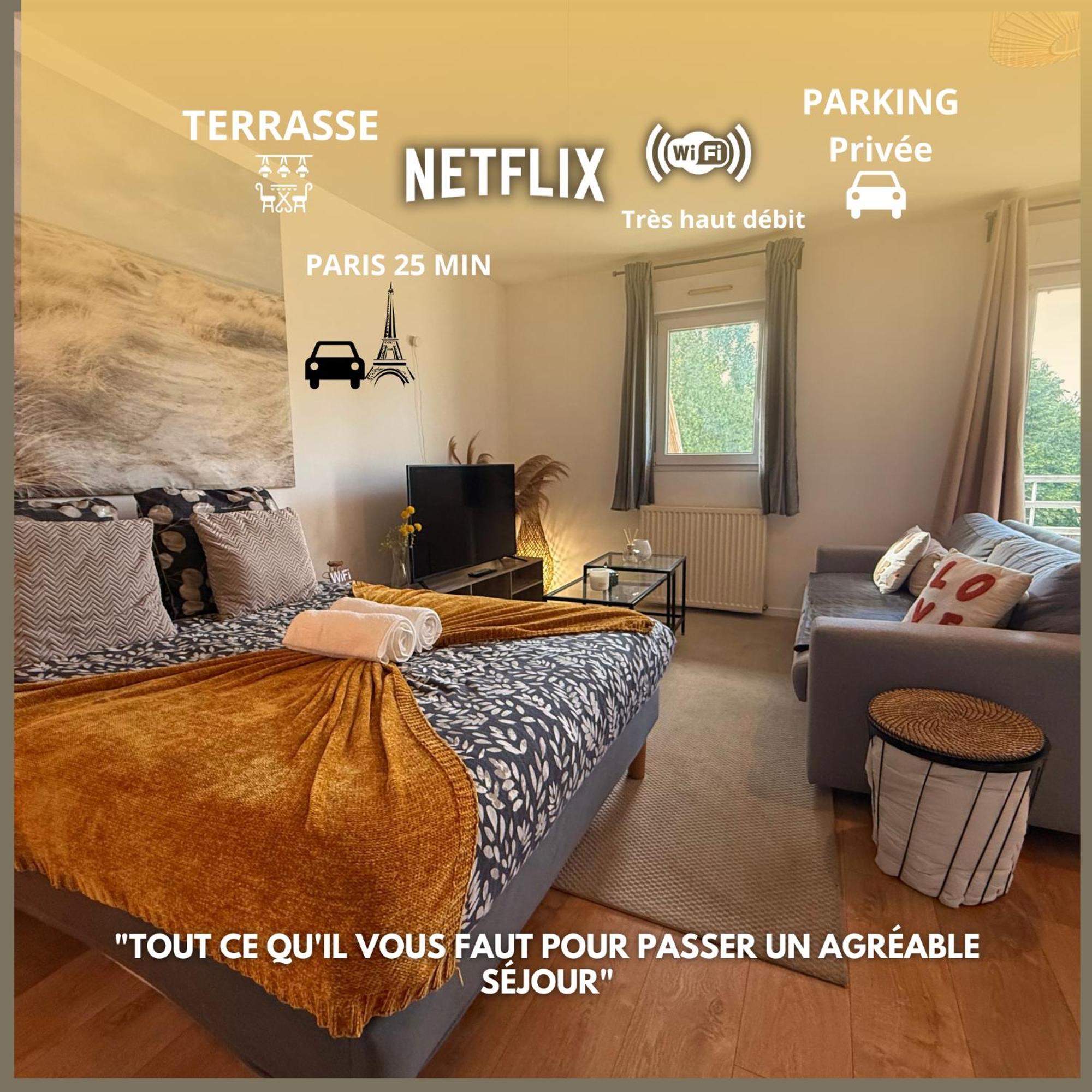 Les Dunes Studio Ideal Couple,Solo,Famille&Pro Vitry-sur-Seine Eksteriør billede
